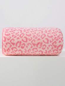 1pc&2pcs&3pcs Luxury Leopard Print Bath Towel Set - Printed Coral Terry Cloth, Ultra Soft Plush Towels, Ideal For Creating Bold Home Decor And Spa Ambiance - Pink - View 7