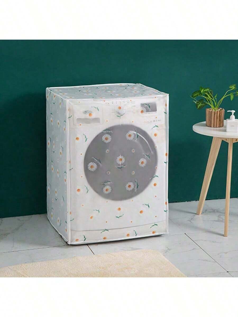 Washing Machine Dust Cover, Home Appliance Protective Cover With Zipper - View 1