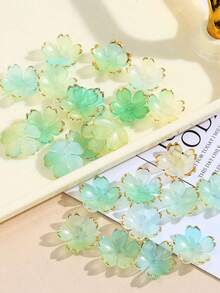 50 cánh hoa anh đào bằng acrylic dập nổi màu vàng ánh kim 19mm, phụ kiện hoa lớn tự làm thủ công dùng cho kẹp tóc, ốp điện thoại, quần áo, phụ kiện xe hơi và làm trang sức nhựa. - Cánh hoa dập nóng 19mm 50 miếng - Xem 7