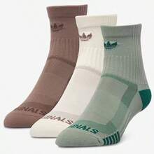 Adidas Trefoil 3-Pack Tech Quarter Socks JJ7663 - 彩色 - 查看 1