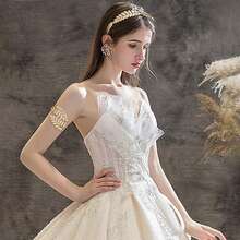 1 Bộ Băng đô và Vòng tay Nữ thần Hy Lạp màu vàng, Bộ trang sức cô dâu, Vòng tay hình vương miện lá nguyệt quế La Mã, Vòng tay có thể điều chỉnh. - vàng - Xem 3