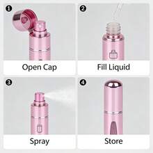 1pcs 5ml Portable Refillable Perfume Atomizer Spray Bottle Fragrance Pump With Travel Case - Xem 4