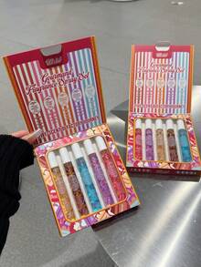 5PCS Gift Box Fragrance Spray Set, Limited Edition Gourmand Fragrance Mist, Long-Lasting Natural Sweet Scent,Portable Air Freshener For Home,Bedroom, Bathroom, Ideal For Dates, Parties, Vacations, Daily Use, Perfect Gift For Women, Friends And Family - Gift Set - View 6