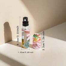 Chai xịt nước hoa mini 5ml cầm tay, có thể đổ đầy lại từ đáy, họa tiết hoa và bướm trang nhã, chống rò rỉ, vật dụng làm đẹp thiết yếu cho phái nữ, phụ kiện nước hoa cao cấp phù hợp cho túi xách và du lịch, món quà lý tưởng cho việc chăm sóc bản thân của phụ nữ. - Một kích cỡ phù hợp cho tất cả - Xem 3