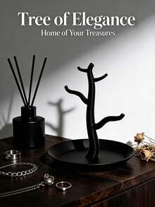 1 chiếc giá đựng trang sức hình cây, giá để nhẫn và dây chuyền trên bàn trang điểm phòng ngủ, giá trưng bày đồ trang sức nhỏ trên bàn lối vào. - Nhiều màu - Xem 1