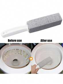 1/2 块浮石清洁棒 | 有效去除水渍、硬水渍、钙沉积和铁锈。适用于清洁马桶、瓷砖表面、浴缸和厨房。符合人体工程学的手柄设计，使用非常方便。 - 灰色 - 查看 4