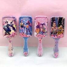 1个【双面星形图案控制器】K-Pop梦幻女团旋转美发梳套装 - 灵感源自Lumi气垫按摩美发梳，防静电设计，打造蓬松发型，随机款式 - 彩色 - 查看 6