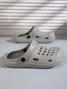 Dép xăng đan thoáng khí màu xám cho trẻ em, dép đi biển nhẹ, thoải mái, đa năng mới cho bé trai mùa hè. - Xám - Xem 3