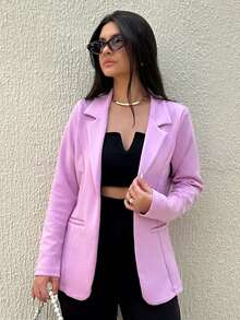 Women Coats - Morado Violeta - Ver 1