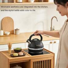 Haus Roland Hausroland 3升不锈钢鸣笛水壶，适用于燃气灶、电炉和电磁炉。 - 查看 3