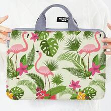 1pc Flamingo Print Laptop Bag, Notebook Protective Sleeve, Stylish Personality Carry Bag - Multicolor - View 5