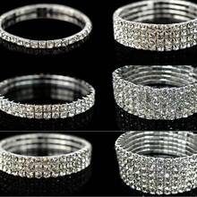 1 pièce Bijou populaire, Bracelets sertis de diamants, Bracelets à bouche ouverte à la mode pour dames, Cadeaux de style simple pour mariées, Accessoires de boule industrielle, Soirées dansantes, Été - Argent - Voir 3