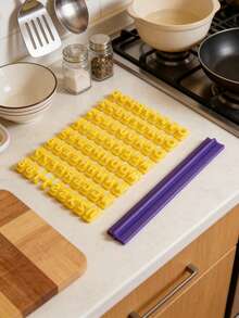 Tampon à estamper les lettres et les chiffres, moule à estamper en silicone antiadhésif pour l'alphabet. Ensemble fait main comprenant des lettres/chiffres, un emporte-pièce à biscuits, convient pour l'argile, les bijoux, les cartes faites main. Outil de tamponnage créatif et intéressant pour les adolescents et les adultes - Multicolore - Voir 8