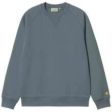 Carhartt Wip Sweatshirt I033660-3LPXX For Man In Color Blue - الأزرق - مشاهدة 1