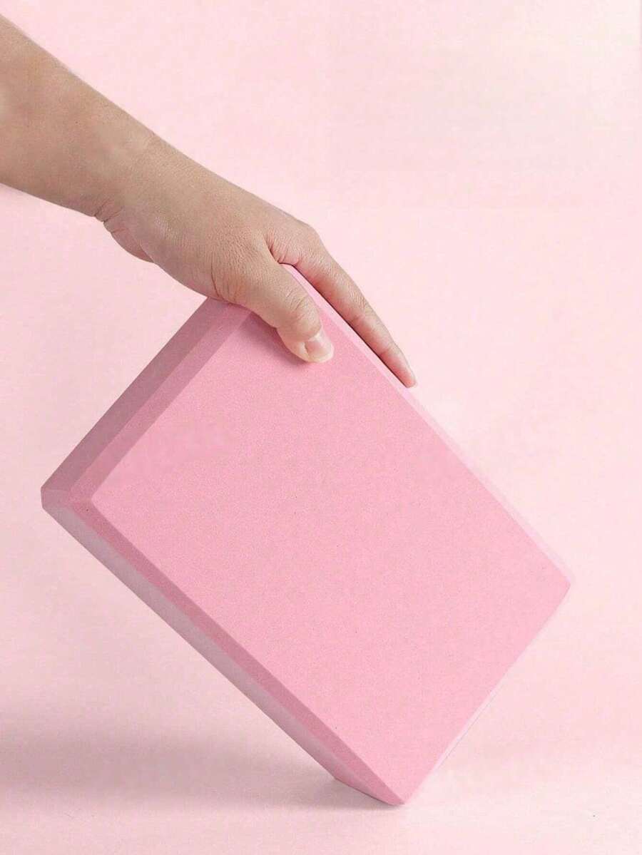 2块柔软防滑泡沫瑜伽砖，腿部拉伸，软硬适中，磨砂防滑，适合普拉提和瑜伽。 - 彩色 - 查看 1