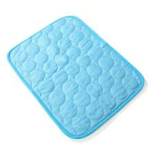 宠物降温垫，透气冰丝宠物垫，猫窝，狗垫，夏季适用 - 藍色 - 查看 9