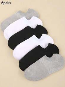3/6/9/15 Pairs Unisex Versatile Socks, Heart Breathable Casual Low-Cut Socks, Moisture-Wicking Minimalist Style, Suitable For All Seasons And Occasions - Multicolor - View 3
