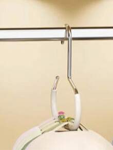 0 pezzi/10 pezzi/6 pezzi/3 pezzi/1 pezzo Ganci portacappelli, Ganci organizer per armadio per cappelli, cravatte, sciarpe, cinture, Ganci appendi versatili per casa, dormitorio, hotel - Argento - Visualizzare 13