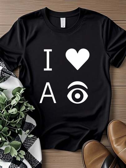 Maglietta da donna con stampa "IBM Watson I LOVE AI", colore nero, taglia M, maglietta nuova dell'alba dell'intelligenza artificiale