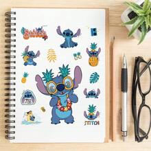 8pcs Stitch Cartoon Stickers, Stitch Party Favors, Waterproof Stickers Suitable For Books, Diaries, Phone Cases, Laptops, Tablets, Water Bottles, Ideal For Holidays, Birthdays, Rewards Or Gift Decorations - Multicolor - View 10
