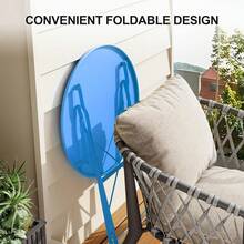 Outdoor Table & Chair Sets - Blue - View 5