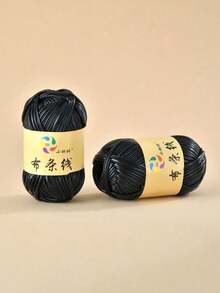 1 Roll Of Elegant Shiny #18 Metallic Ribbon, Suitable For Various Decorations And DIY Crafts - 1pc Black - View 5