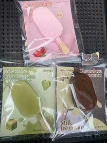 1pc New Arrival Super Soft Slow Rebound Octopus Chocolate Crispy Coating Milk Ice Cream Finger Exploding Cute Artificial Ice Cream Birthday Party Gift - Multicolor - View 3