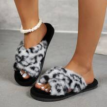 Leopard Print Basic Fabric, Suitable For Home Wear In Spring, Autumn And Winter - Black and White - View 4