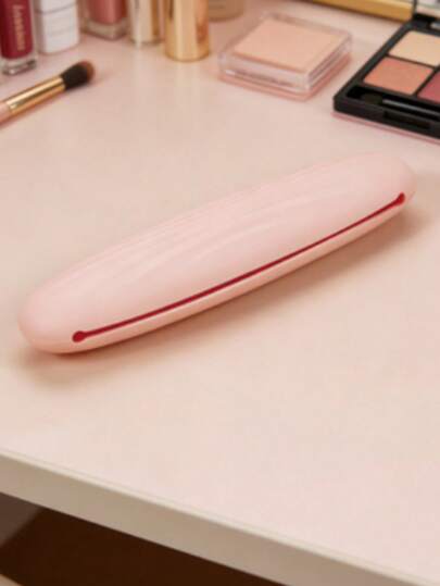 1个硅胶化妆刷收纳袋，多功能化妆品整理袋，易于清洁的旅行居家化妆包，防水便携式女士美容收纳盒