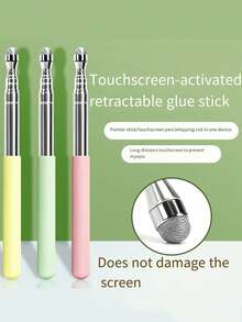 Retractable Teaching Rod, Touch Screen Pointer, Online Class Pointer, Blackboard Learning Device, Teaching Rod, Tablet Touch Pen, Whiteboard Pen, Gift For Teachers - View 5