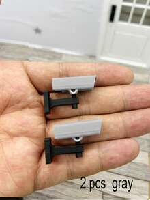 Caméra de surveillance miniature pour maison de poupée, accessoire suspendu réaliste de modèle de caméra de surveillance micro CCTV de musée, rotatif et angle réglable - Modèle d'appareil photo - Voir 9