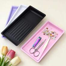 加厚不锈钢指甲工具消毒托盘 - 耐高温方形消毒收纳托盘 - 彩色 - 查看 4