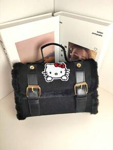 Plus Fleece Thick Crossbody Bag, New Girl's Handbag, Multi-Functional Unique Texture Storage Bag - Multicolor - View 5