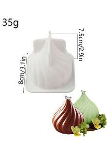 1 pieza Molde de silicona con forma de cuento ruso para hornear tartas mousse, (1/6/15 cavidades) caramelos, pasteles, chocolate, magdalenas, gelatina, pudín, molde para decoración de pasteles, con forma 3D de cuento ruso - Ver 8