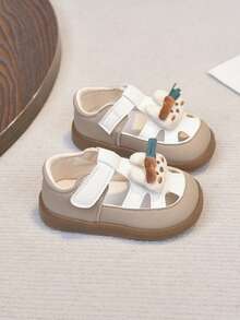 Sandalias para bebé, zapatos planos adecuados para el uso en verano - Beis - Ver 8