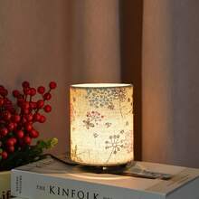 1 pieza Luz de noche pequeña para mesita, lámpara de escritorio alimentada por USB, iluminación cálida, adecuada para dormitorio, sala de estar, dormitorio, oficina en casa para lectura y estudio - Amarillo - Ver 8