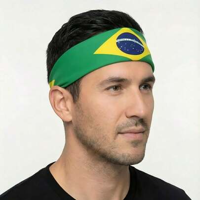 National Flag Casual Cheering Headband Hair Accessory,Festival,Party