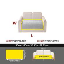 1 buah Sarung Sofa Warna Polos Lembut & Nyaman, Sarung Sofa Ramah Kulit, Selimut Sofa Dekorasi Rumah Baru, Cocok untuk Semua Musim, Anti Selip - MultiWarna - View 14