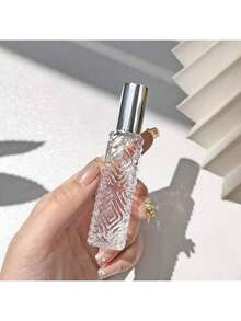 1/3pcs 12ml Refillable Aluminum Sprayer Glass Bottle, Diamond Pattern Mini Perfume Atomizer, Travel Cologne Spray Pump Bottle, Suitable For Room, Bedroom, Daily Use, Perfume, Glass Container, Perfume Sprayer, Refillable Container, Glass Bottle - Multicolor - View 5