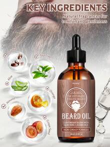 AURANY 30毫升胡须油，深层滋养胡须护理油，调理并软化粗糙干燥的胡须，令其更浓密顺滑。清洁、调理、保湿三效合一。 - 鬍鬚油 - 查看 3