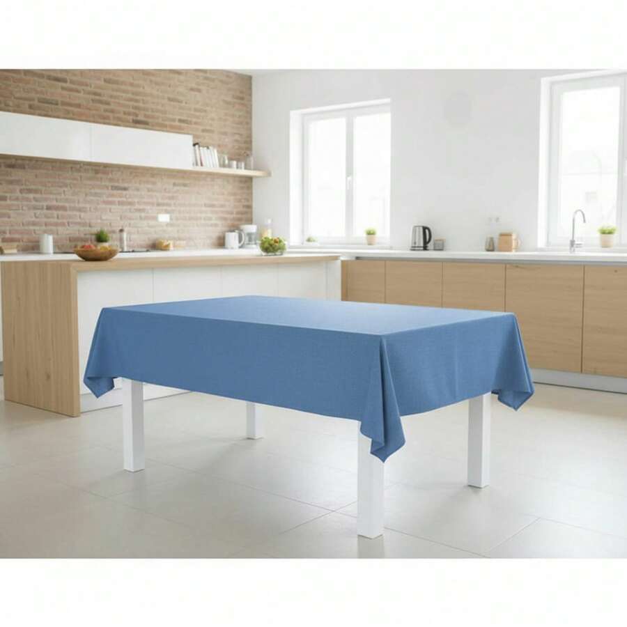Kiva Stain-Resistant Tablecloth, Small Checkered Pattern, Extra Soft Touch, Teflon Coated And Waterproof, Sizes From 100x140 To 300x140 Cm And Round 140 Cm - Stain-Resistant Tablecloth - Available In 15 Colors - 選項 1 - 查看 1