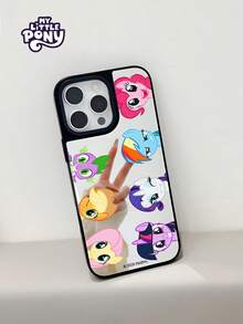 Hasbro MY LITTLE PONY 官方正品镜面手机壳，卡通少女手机壳，节日礼物手机壳，盒装，适用于苹果 iPhone 17、17 Air、17 Pro、17 Pro Max、11、12、13、14、15、16 Pro、16 Pro Max、14 Plus、15 Plus、16 Plus、15 Pro Max、16 Pro、16 Pro Max - 黑色 - 查看 4