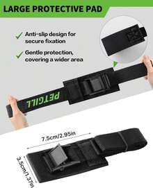 EBike Rack Straps, Suitable For All Bike Racks | 4 Pieces | Length 16 In | Width 0.8 Mm | 440 Lbs Load Capacity | Clamp Lock, Lashing Strap For Roof Rack, Kayak Lashing - ColorA - View 3