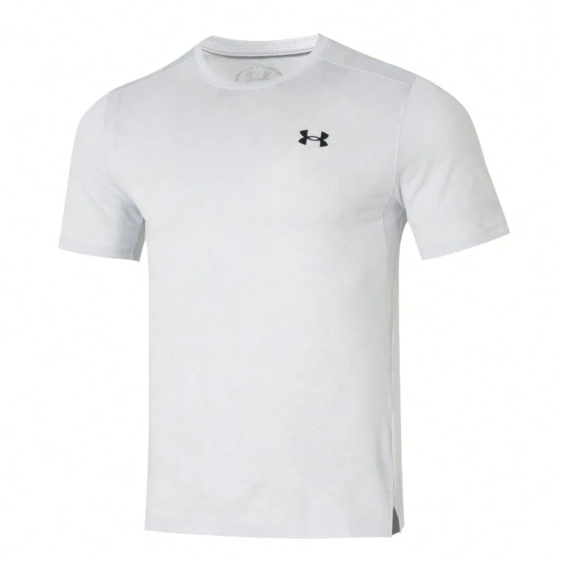 Under Armour Tech Vent Jcqrd SST Short-Sleeved Crew Neck Men's Casual Commuter Shirt 1390047-023 - Grey - View 1