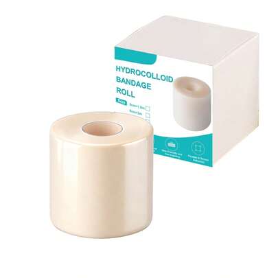 Hydrocolloid Roll – Hydrocolloid Bandages For Wound Care, Waterproof Self‑Adhesive Hydrocolloid Tape & Gel Bandages, DIY Patch Roll For Custom Size & Shape