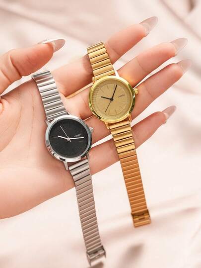 LIANDU 1pc Women's Watch, Fashion Casual Minimalist Business Stainless Steel Strap, Suitable For Daily Wear, Gift For Family And Friends On Holidays, Anniversaries, Birthdays