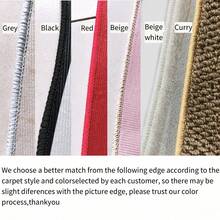 [Crystal Fleece Carpet] 1pc Modern Geometric Abstract Pattern Long Carpet - Non-Slip Crystal Fleece Material Soft Rug - Washable Polyester Long Strip Rug - 5 - View 8