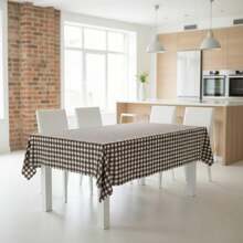 Kiva Stain-Resistant Tablecloth, Medium Checkered Pattern, Extra Soft Touch, Teflon Coated And Waterproof, Sizes From 100x140 To 300x140 Cm And Round 140 Cm - Stain-Resistant Tablecloth - Available In 15 Colors - 選項 6 - 查看 2