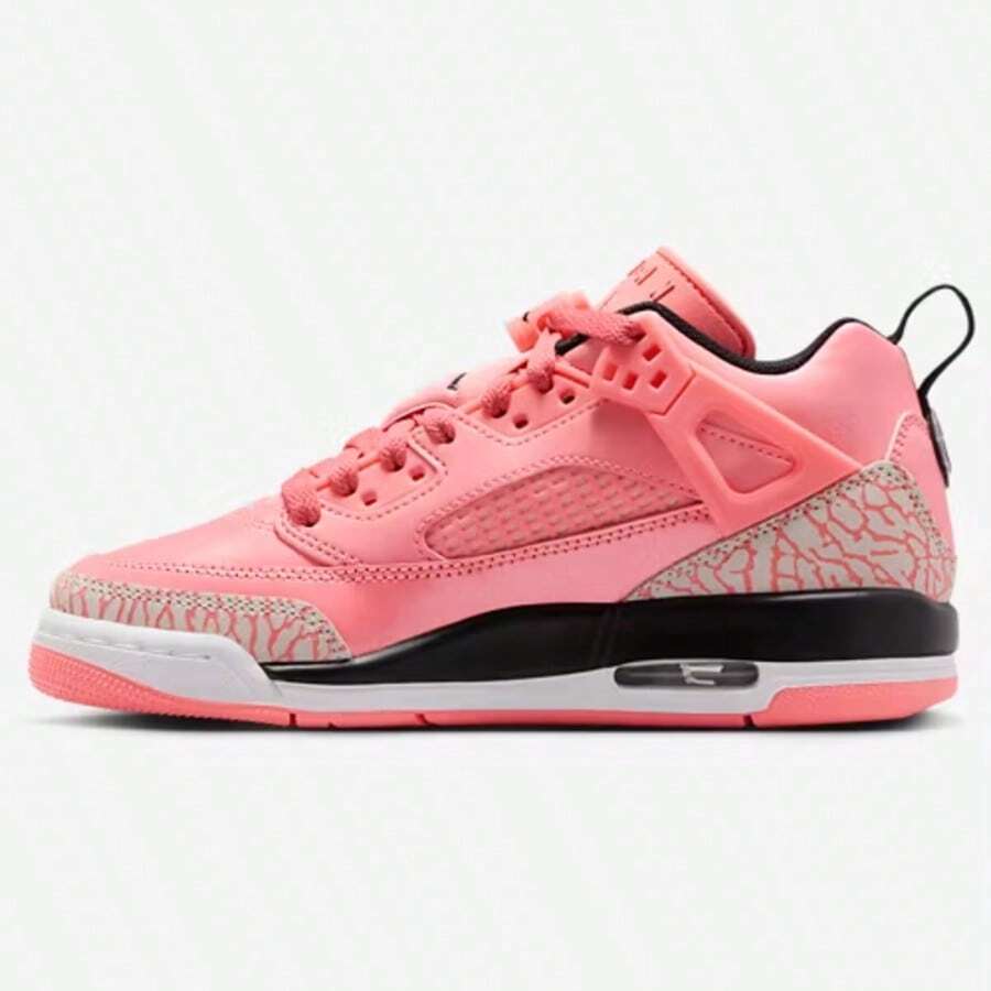 Nike Jordan Spizike Low Black Pink Gaze Performance Basketball Shoes Kids' IQ9379-630 | Low-Top Versatility, Everyday Wearable - 粉色 - 查看 1