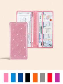 1个汽车登记和保险卡夹，车辆牌照文件手套箱收纳袋，适合男士、女士和青少年，防水汽车文件袋，可存放卡片、驾驶证等。 - 標準 - 查看 13